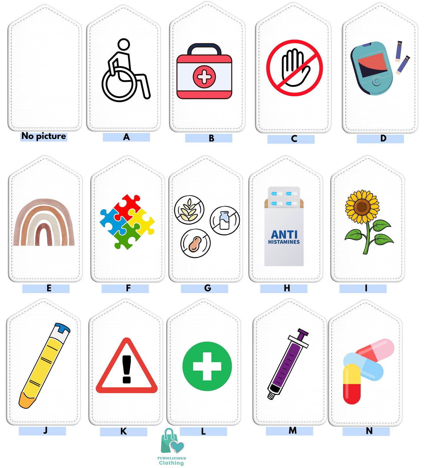 Create your own medical bag tag