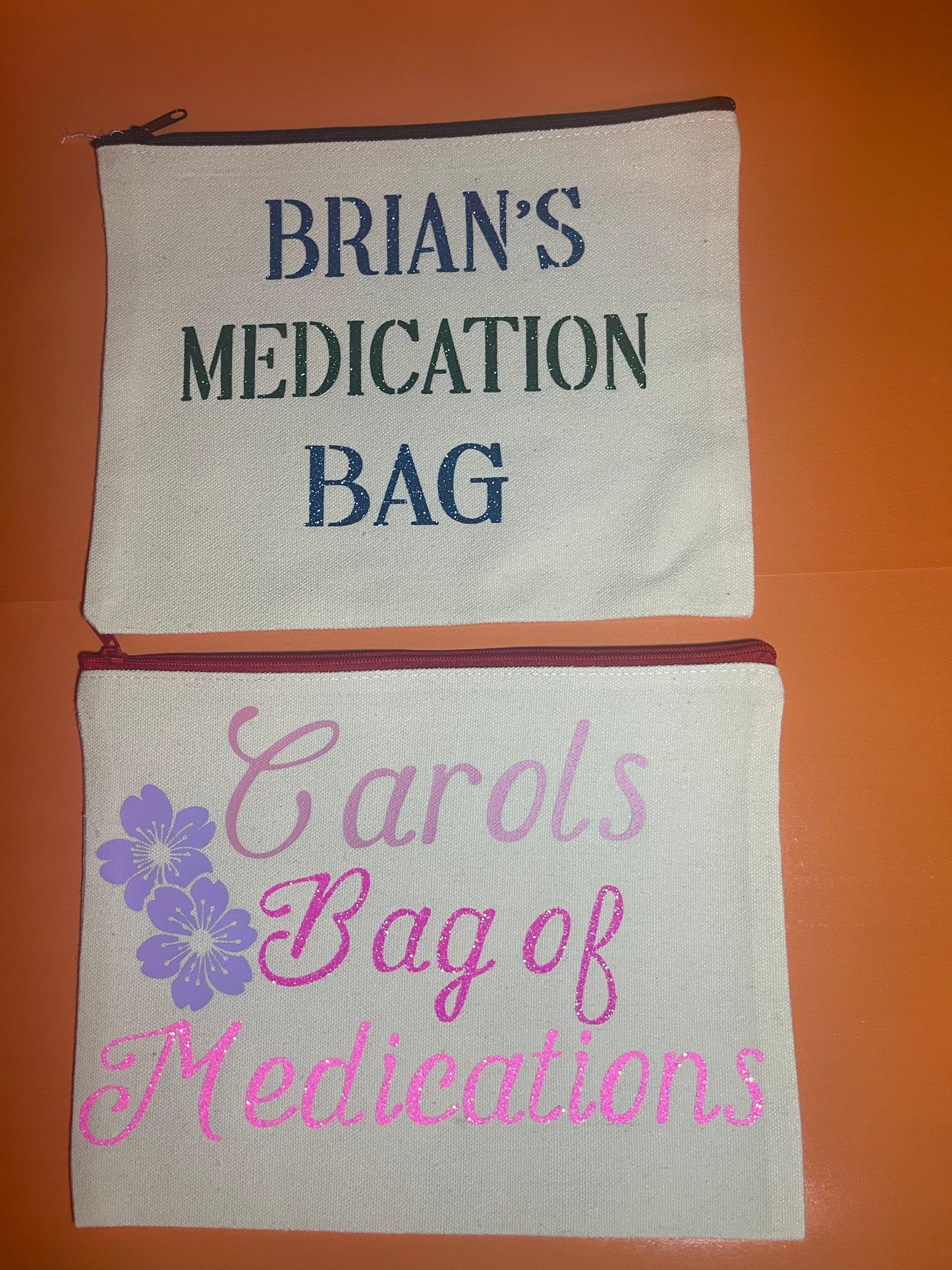 Personalised Medicine Bags