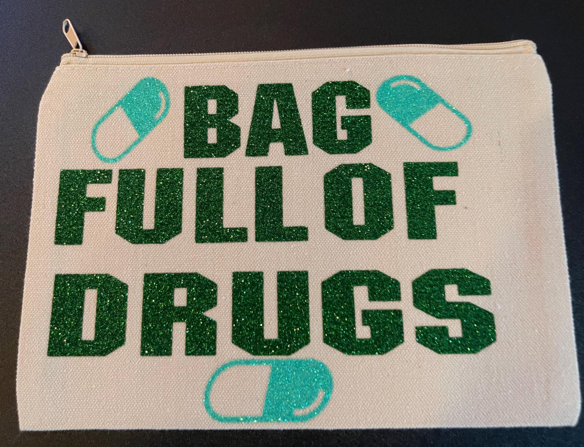 Bag full of drugs bag