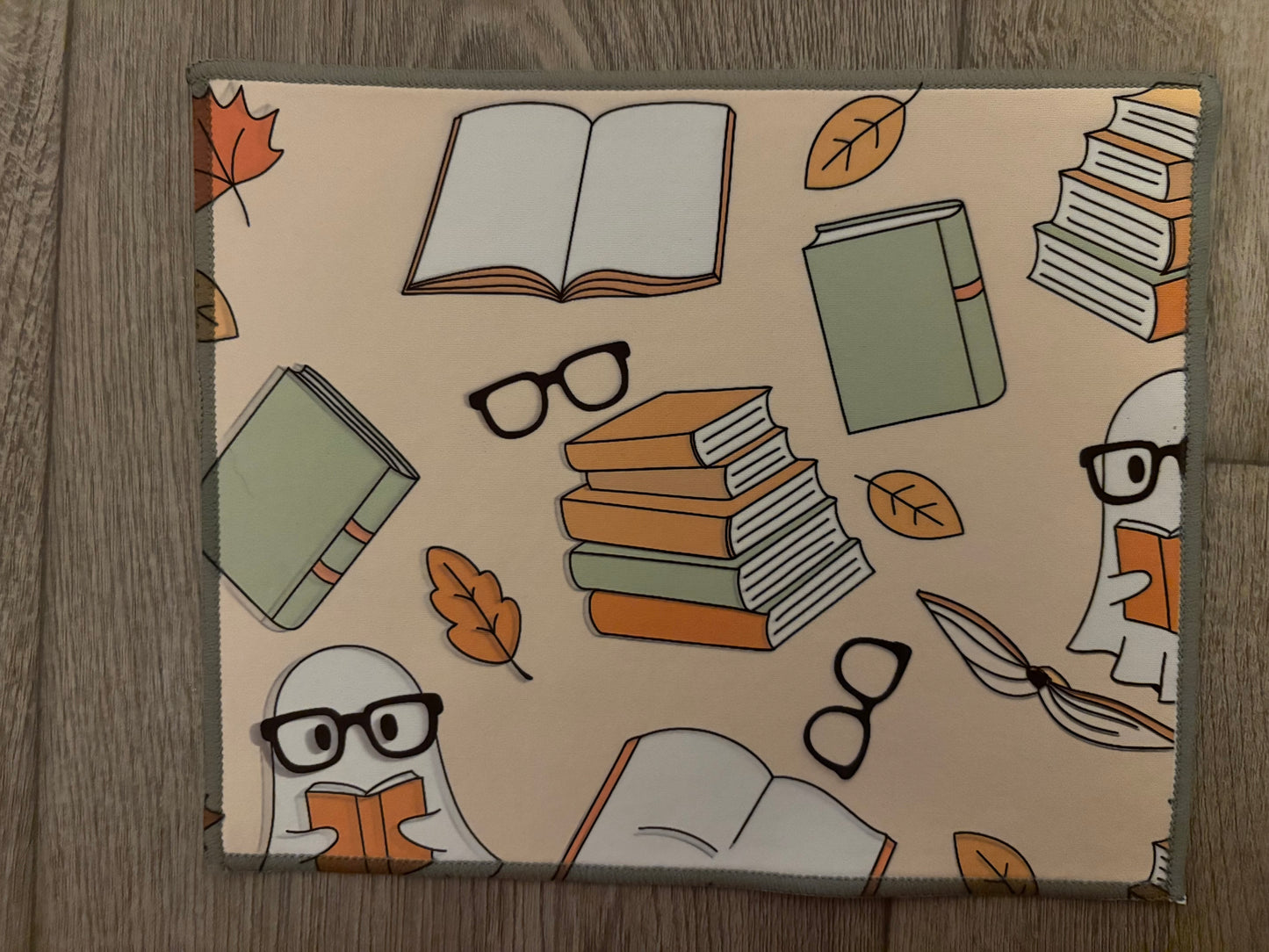 Ghost book medication mat