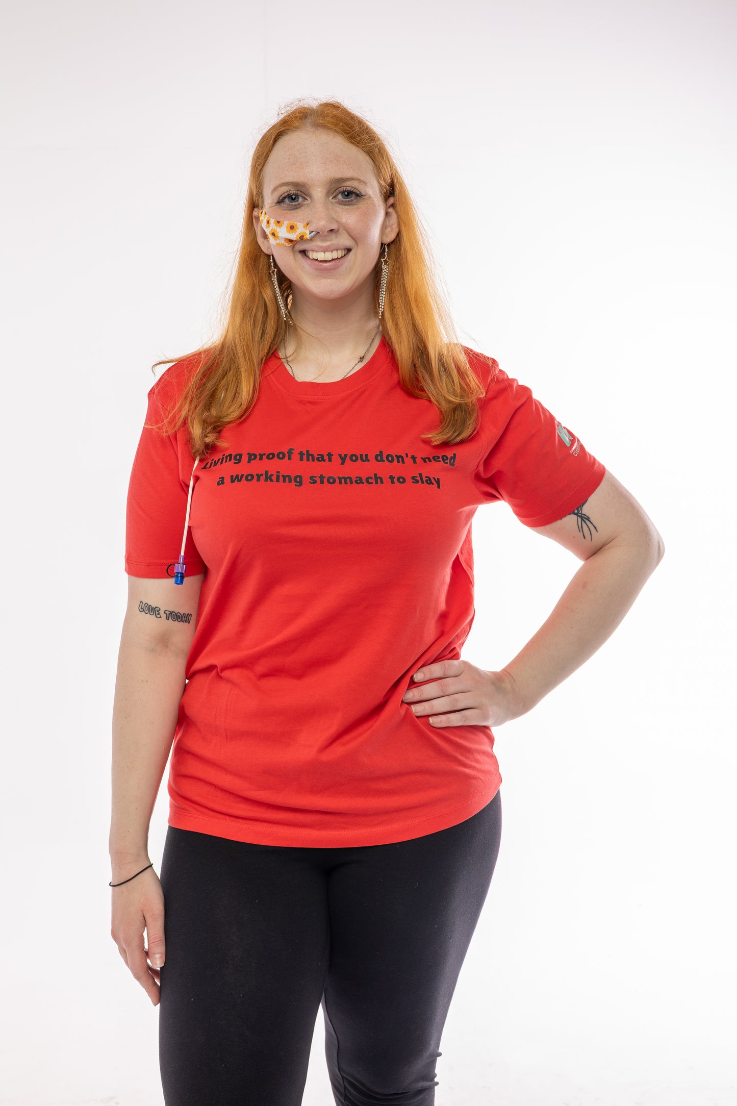 The Living proof stomach t-shirt