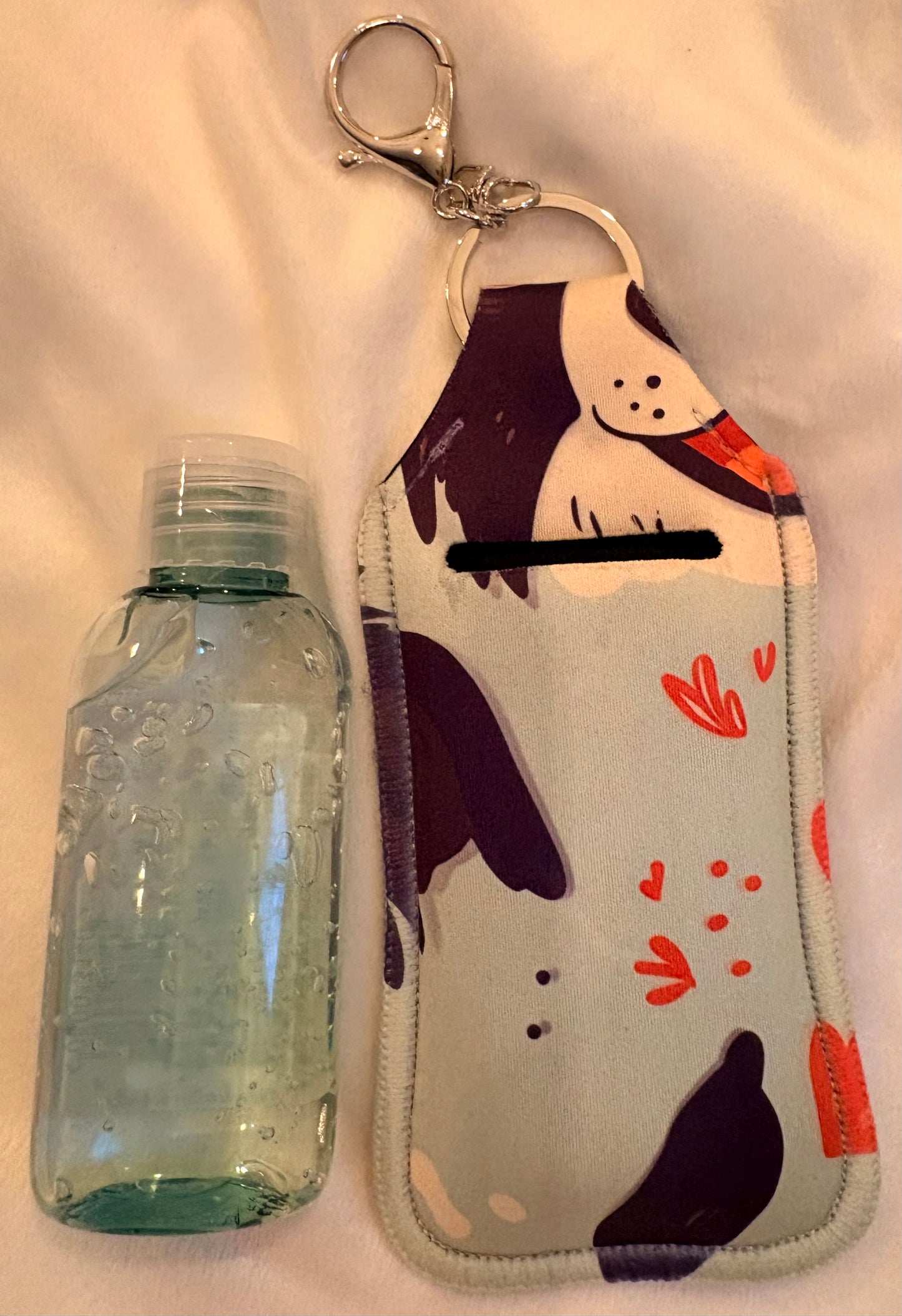 Hand sanitiser holder