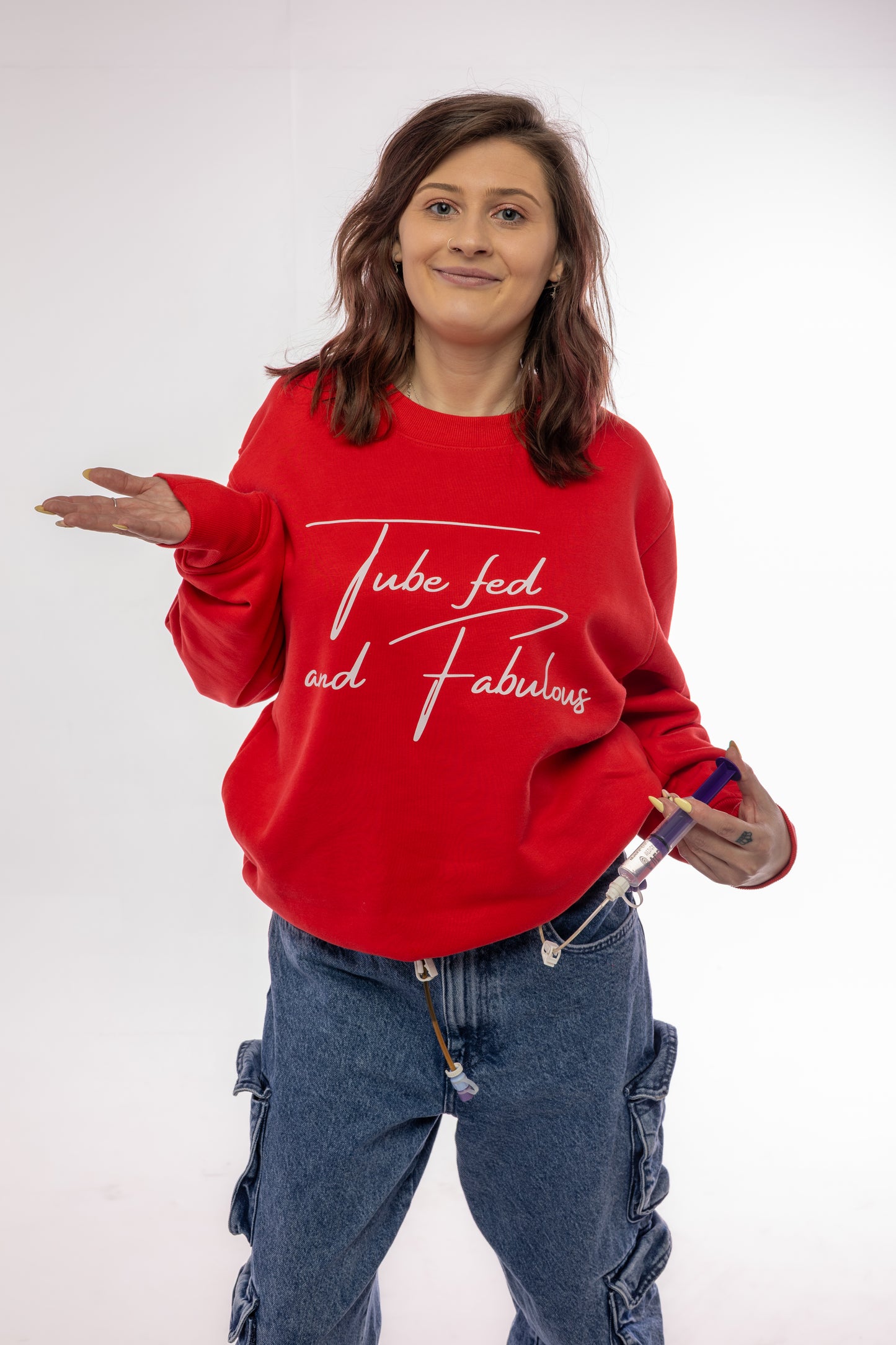 Tube fed and fabulous sweatshirt
