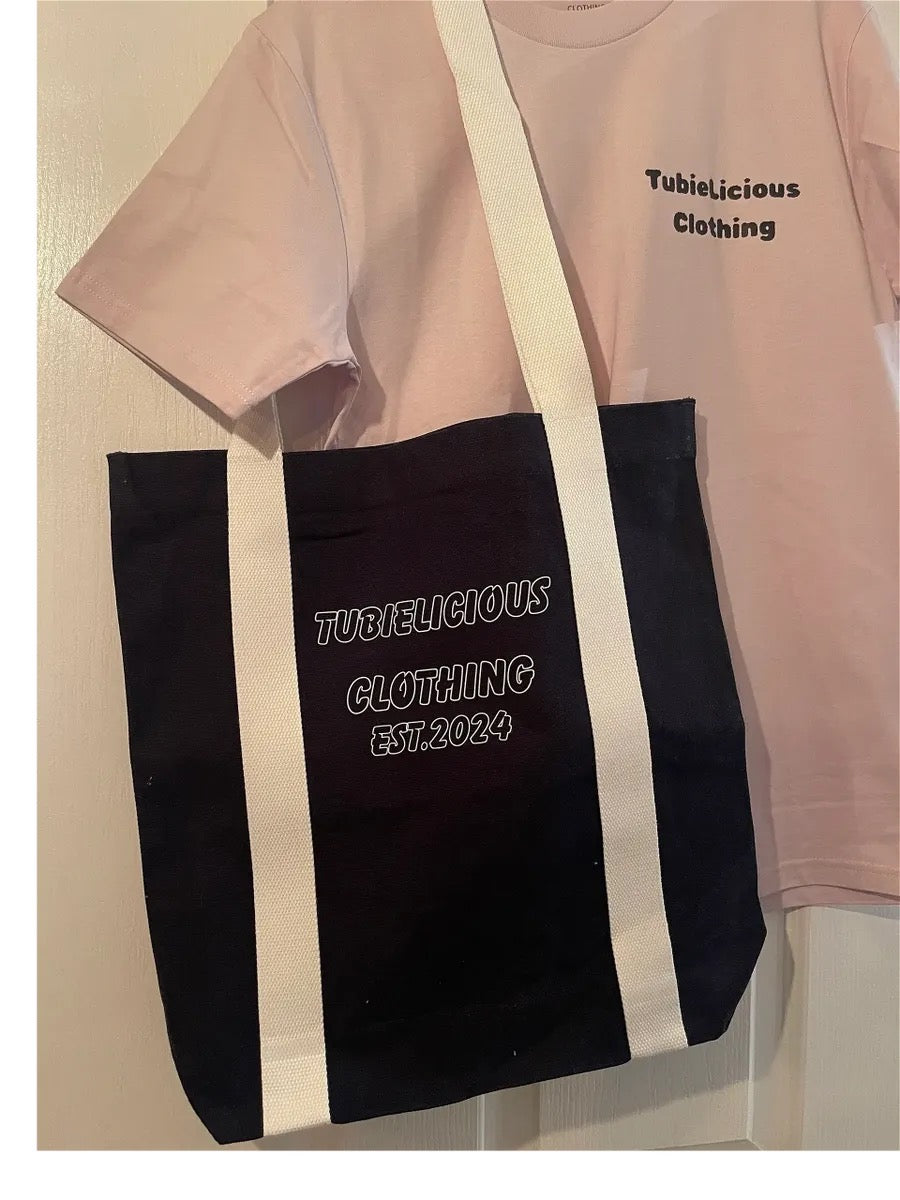 Two-Tone Tubielicious Clothing Tote bag