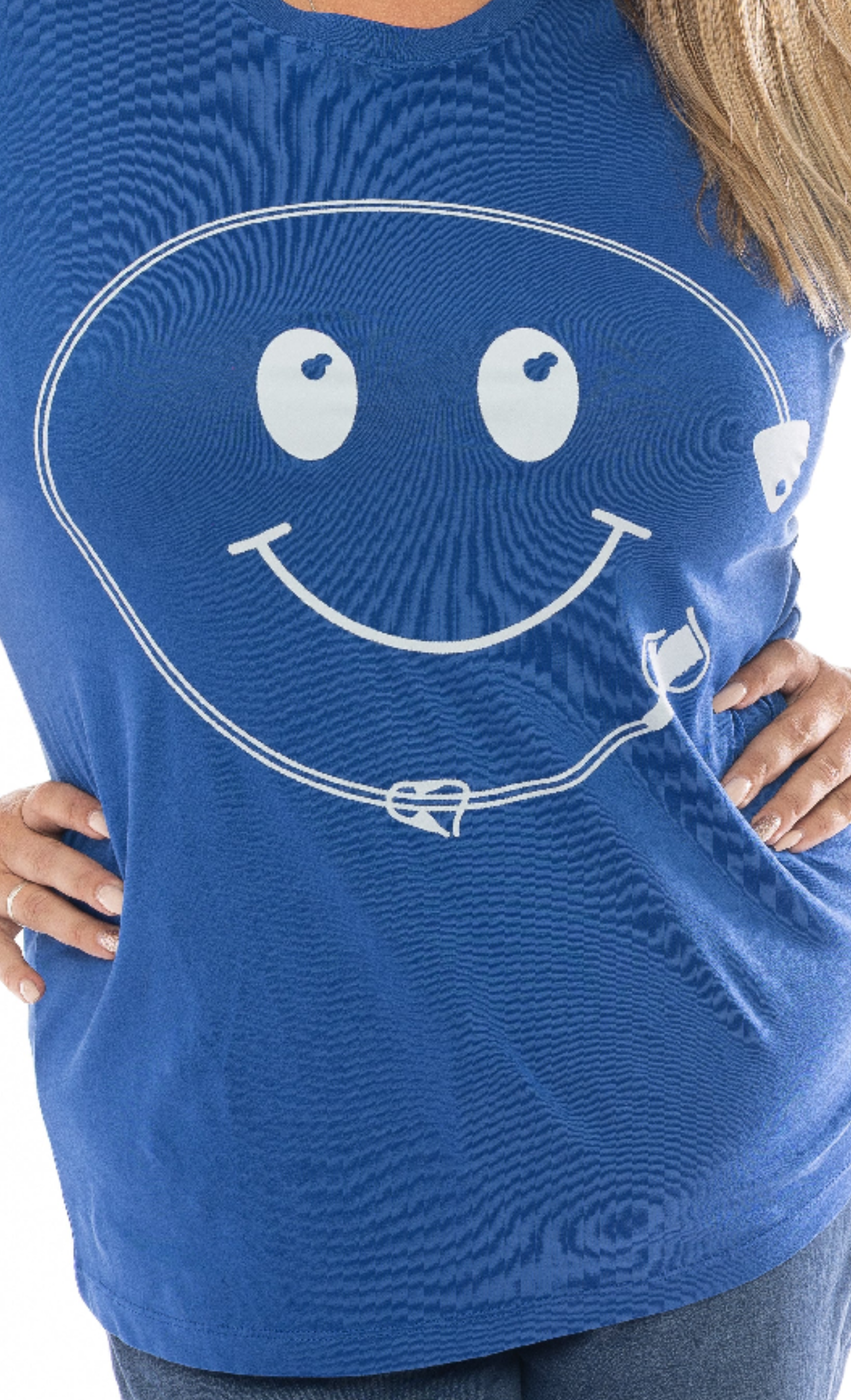 Tube fed smiley face