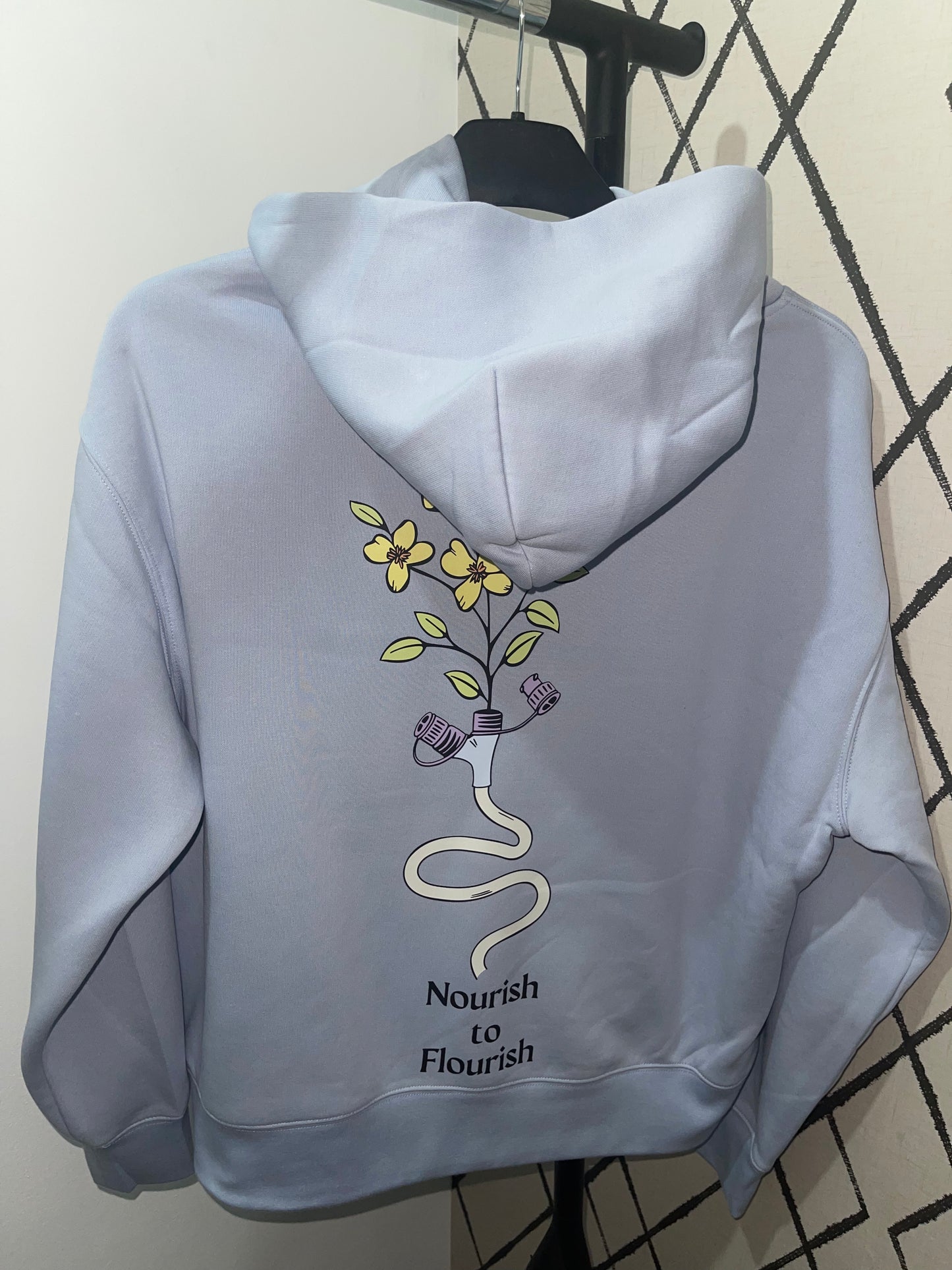 Nourish to flourish hoodie