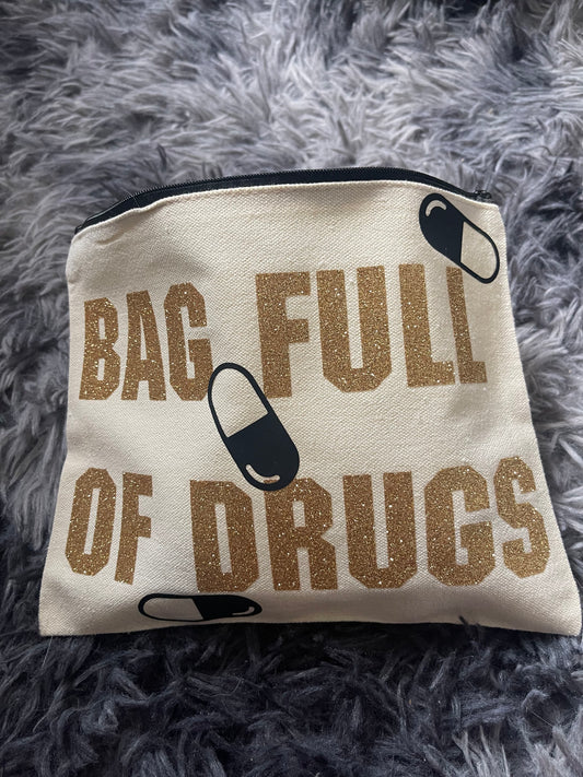 Bag full of drugs bag