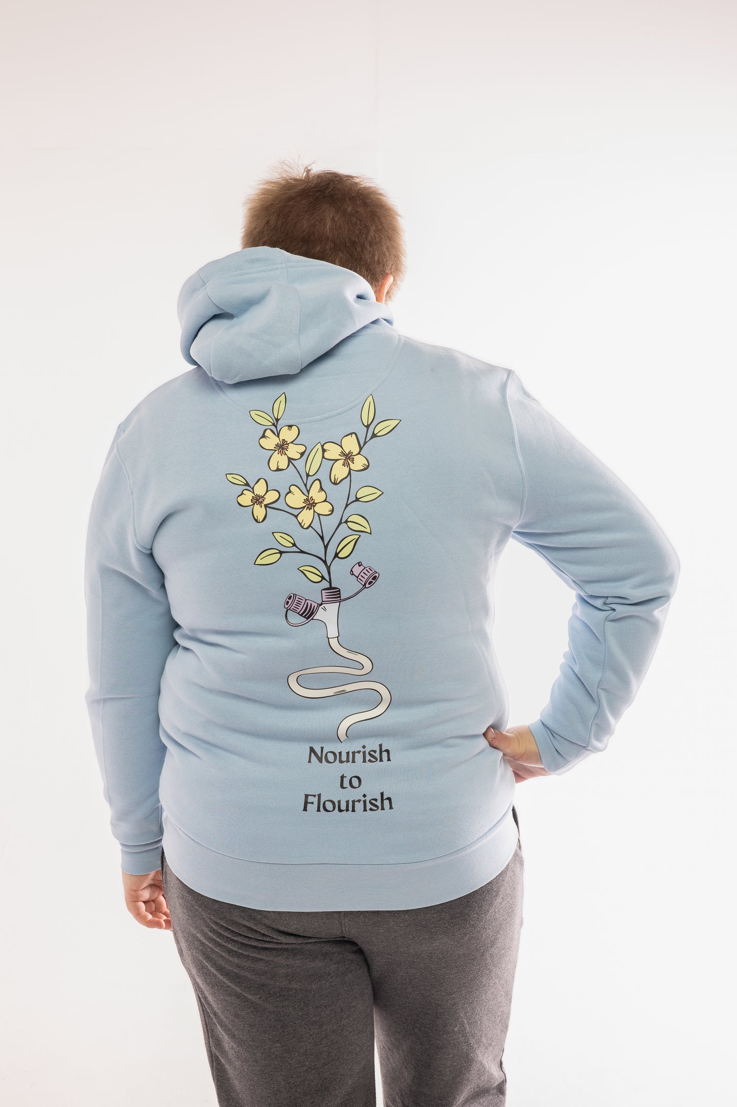 Original nourish to flourish hoodie
