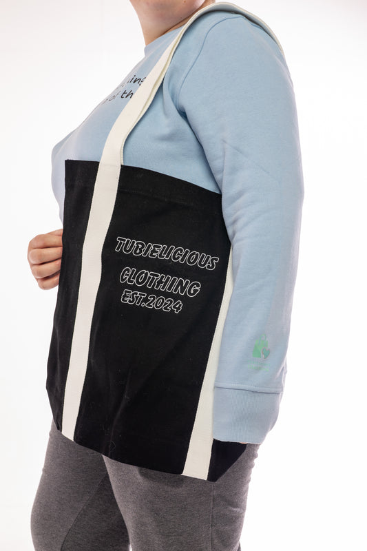 Two-Tone Tubielicious Clothing Tote bag